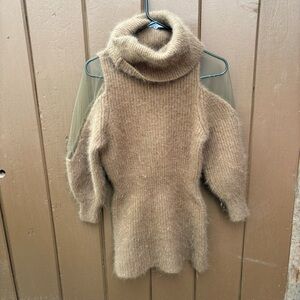 SNIDEL  Tokyo Japan Sweater Dress Size XS Brown